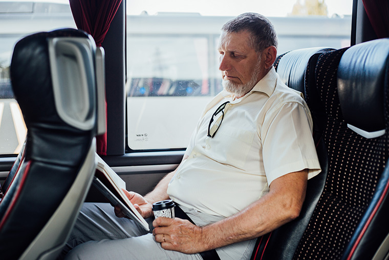 man reading