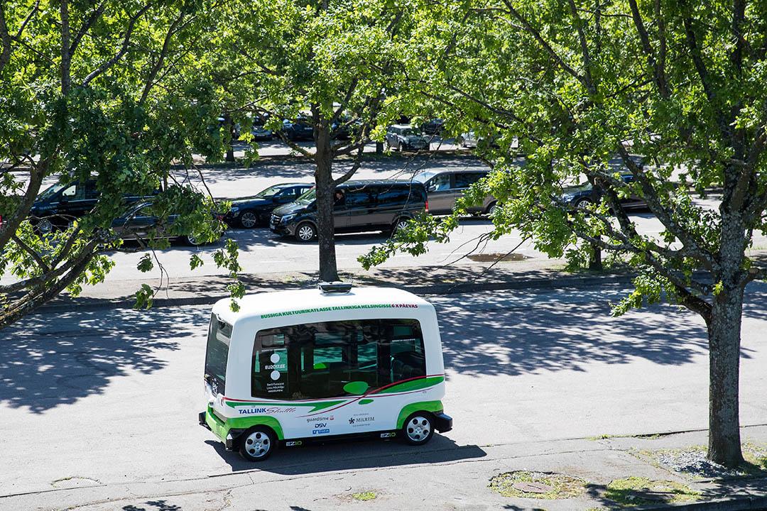 Self-driving bus in Tallinn