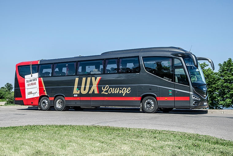 Lux Express Lounge autobusi ir jaunākie mūsu autoparkā