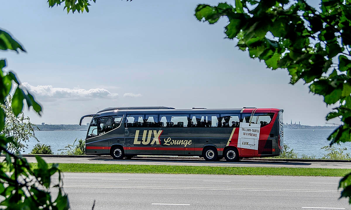 Lux Express Lounge autobusi ir jaunākie mūsu autoparkā